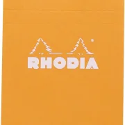 Rhodia dotPad - gehefteter Block No.12 - 8,5x12cm, 80 Blatt dot/punktkariert 80g - Orange