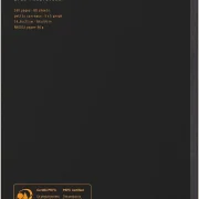 Rhodia Composition Book A5, 80 Blatt kariert - Schwarz