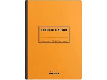 Rhodia Composition Book A5, 80 Blatt liniert mit Rand - Orange