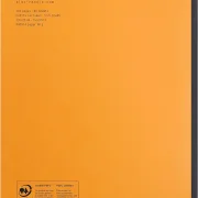 Rhodia Composition Book B5, 80 Blatt kariert - Orange