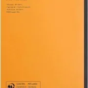Rhodia Composition Book A5, 80 Blatt liniert mit Rand - Orange