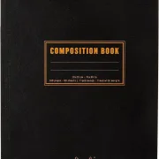 Rhodia Composition Book B5, 80 Blatt liniert mit Rand - Schwarz