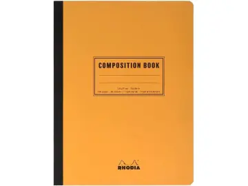 Rhodia Composition Book B5, 80 Blatt liniert mit Rand - Orange