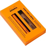 Rhodia scRipt, Etui & Ersatzminen für Druckbleistifte - Orange
