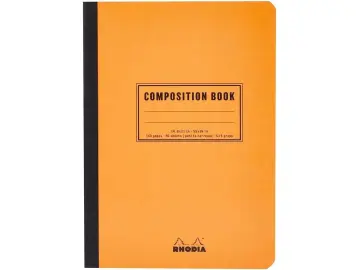 Rhodia Composition Book A5, 80 Blatt kariert - Orange
