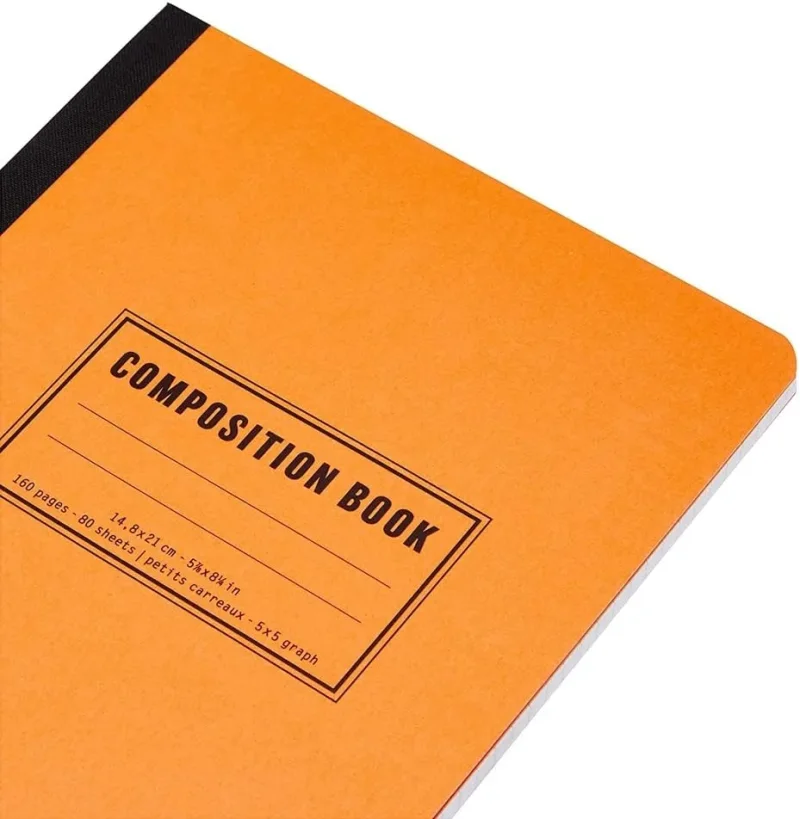 Rhodia Composition Book A5, 80 Blatt kariert - Orange