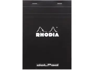 Rhodia dotPad - gehefteter Block No.16 A5, 80 Blatt dot/punktkariert - Schwarz