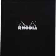 Rhodia dotPad - gehefteter Block No.18 A4 - 21 x 29,7 cm, 80 Blatt dot/punktkariert - Schwarz