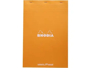 Rhodia dotPad - gehefteter Block No.19 A4+ - 21 x 31,8cm, 80 Blatt dot/punktkariert - Orange