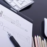 Rhodia dotPad - gehefteter Block No.19 A4+ - 21 x 31,8cm, 80 Blatt dot/punktkariert - Schwarz