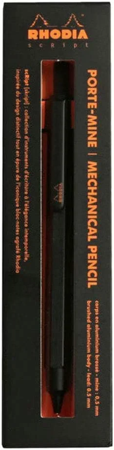 Rhodia scRipt Druckbleistift 0,5mm - Schwarz