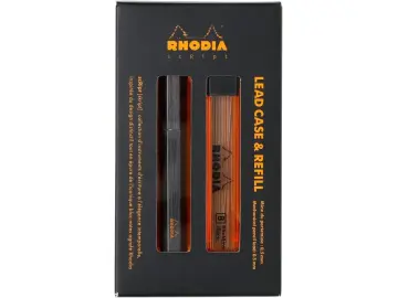 Rhodia scRipt, Etui & Ersatzminen für Druckbleistifte - Schwarz