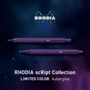 Rhodia scRipt Kugelschreiber 0,7mm - Aubergine