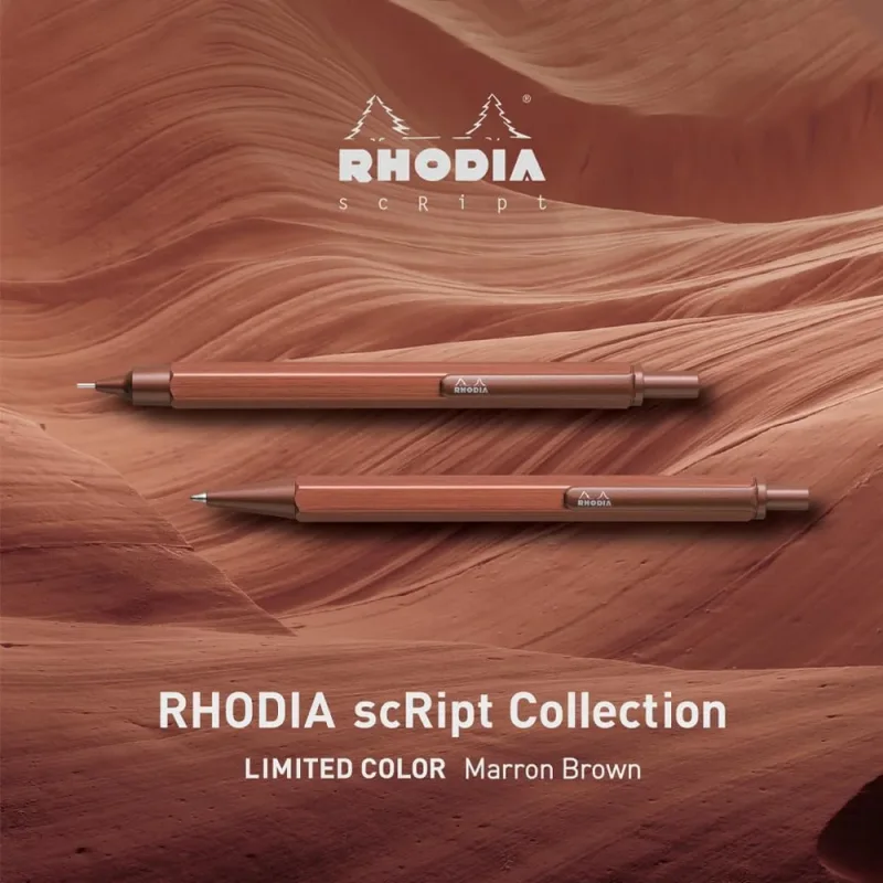 Rhodia scRipt Kugelschreiber 0,7mm - Braun