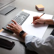 Rhodia undatierte Schreibunterlage mit Wochenplaner A2