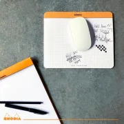 Rhodia Mousepadblock, 19x23cm, 30 Blätter kariert