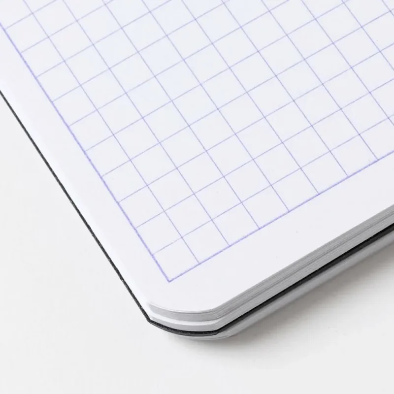 Rhodiactive Greenbook Doppelspiralbuch A4+, 22,5x29,7cm 80 Blatt kariert mit Kopfleiste - aus Recycling-PP