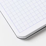 Rhodiactive Greenbook Doppelspiralbuch A4+, 22,5x29,7cm 80 Blatt kariert mit Kopfleiste - aus Recycling-PP